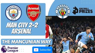 MAN CITY 22 ARSENAL POST MATCH SHOW  mcfc mancity arsenal arsenalfc afc pl football soccer [upl. by Ahsenot]