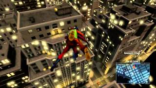 The Amazing SpiderMan 2 Video Game  Flipside suit free roam [upl. by Enirehs88]