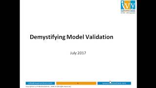 Intro to Model Validation in Credit Risk Analytics by a Risk Analytics Expert [upl. by Noremak406]