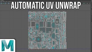 Maya  Automatic UV Unwrapping Models [upl. by Trebloc]