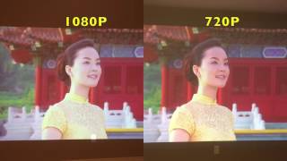 1080p vs 720p Projectors  Real World Test of Epson Powerlite Video Projectors [upl. by Benia6]