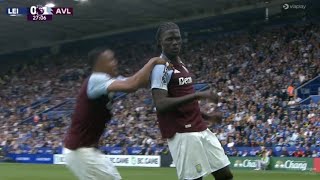 Amadou Onana Goal Leicester City Vs Aston Villa 01 All Goals Results Extended Highlights [upl. by Nnahgem]