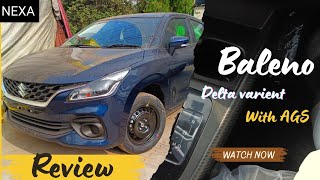 793 lakh में Baleno delta AUTOMATIC AGS  REVIEW  VFM VARIANT  second base [upl. by Powe]