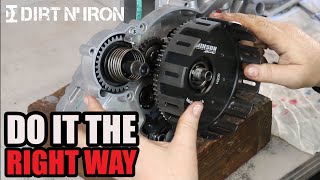 How to install Hinson clutch basket on a dirt bike [upl. by Yob23]