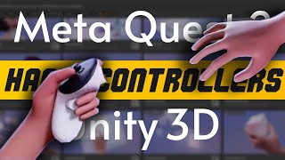 How to interact in VR in 2024 with Meta SDK and Unity3D  Hands amp Controller  Game5D Part 2 [upl. by Mcgraw675]