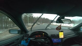 BMW E46 330D M57  Straight Pipe ASMR  A bit more RPMs  GoPro POV [upl. by Elliven]