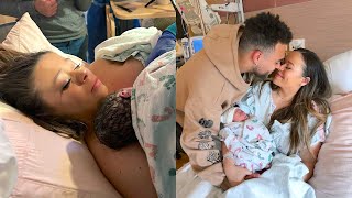 BIRTH VLOG Labor amp Delivery Of Our Baby Boy [upl. by Eilatam]