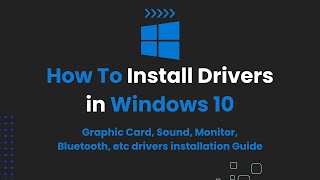 How To Install Drivers on Windows 10  EASY amp FAST Method [upl. by Mattah]