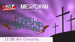 Menorah Ministries  Live streaming 20th october  Sunday service [upl. by Meit]