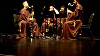 Danse Macabre for four bass clarinets Edmund Welles live [upl. by Kelda395]