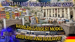 Miniature Wonderland 2024  Miniatur Wunderland museum tour  Hamburg Germany  4K [upl. by Renaxela]