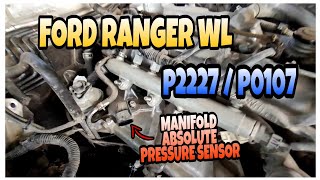 Ford ranger WL low power P2227P0107 MAPBARO sensor palitan na natin yan tips tutorial [upl. by Rashidi799]