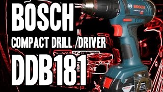 Bosch DDB181 Compact 18v DrillDriver [upl. by Joachim]