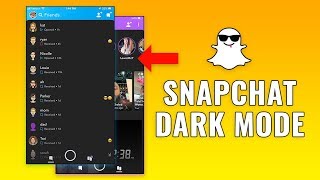 Snapchat Dark Mode [upl. by Nahgem]