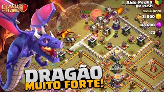 MACETANDO CV11 DE DRAGZAP NA GUERRA CLASH OF CLANS [upl. by Maison]