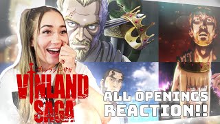 BANGER ALERT First Time Reacting to ALL VINLAND SAGA Openings 14 [upl. by Sheldon]