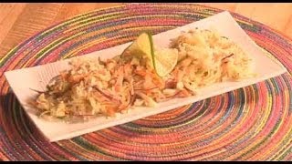 Thai Raw Mango Salad Recipe  Yam Mamuang  Show Me The Curry [upl. by Olwena606]