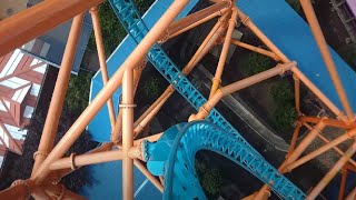 Tempesto  Busch Gardens Williamsburg  Front Row 4K HD POV  May 2023 [upl. by Ecnerol]