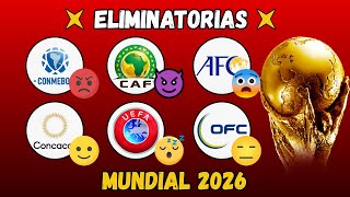 ELIMINATORIAS 2026 l Sistema de clasificación de cada confederación l ¿Cuál es la más Difícil [upl. by Saddler]