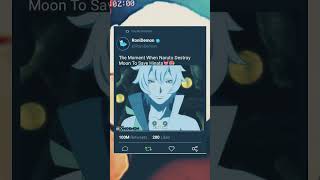 The Moment When Naruto Destroy Moon To Save Hinata💓🥵animeeditmusic amyamveditsamvs [upl. by Kerianne]