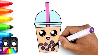 How To Draw Funny Boba Tea [upl. by Nereids]