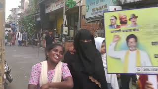 Sandeep Katkes first day campaign at Dharavi got a massive support from the crowd [upl. by Ydollem]