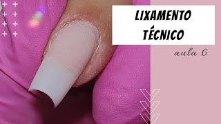 UNHAS DE GEL  LIXAMENTO TÉCNICO [upl. by Joab]