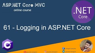 61 Logging in ASPNET Core [upl. by Jezreel]