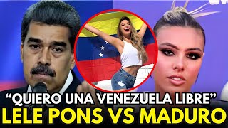 ¡Maduro vs Lele Pons 🔥 Explosiva Confrontación por el Futuro de Venezuela 🇻🇪 [upl. by Klemperer]