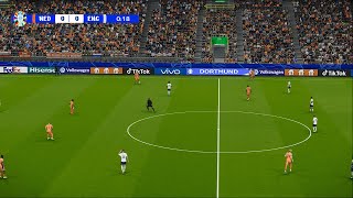 NEDERLAND 12 ENGELAND I HALVE FINALE UEFA EURO 2024 I PES 2021 [upl. by Bidget597]