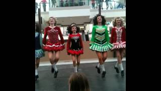 Irish Dancers St Patricks Day short clip [upl. by Suoirred]