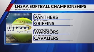 LHSAA Softball SemiFinal results [upl. by Dib]