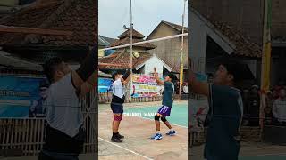 Umpan manja setter gemoy odoy sardoy volleyball tarkam [upl. by Strephonn]