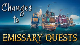 Emissary Quest Changes in Season 11  Sea of Thieves [upl. by Nauwtna]