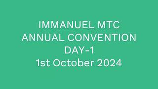 IMTC Annual Convention2024 Day 1 [upl. by Bahner344]