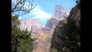 Drakensberg Mountains National Park South Africa  Barrier of Spears  Slideshow [upl. by Hun]