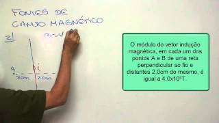 Aula Física  Fontes de Campo Magnetico Exercicios [upl. by Ahsim]