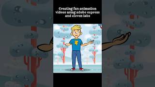 How to create animation videos using Adobe Express and Elevenlabs ai [upl. by Eeliak]