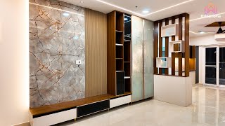 Tour of Contemporary 3BHK Apartment at Bollineni Bion  1855 Sf Interior Design  Kondapur Hyderabad [upl. by Maffa]