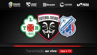 FUTEBOL ZUEIRO AO VIVO  Tuna x Bragantino  Parazão Banpará 2024 [upl. by Klusek128]