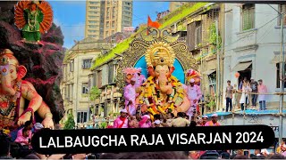 lalbaugcha raja visarjan  Mumbais Biggest Ganpati Visarjan  biggest lalbaugcha raja [upl. by Efal]