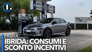 Lancia Ypsilon IBRIDA  CONSUMI e SCONTO INCENTIVI Prova su strada [upl. by Aciraa]