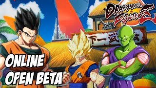 Dragon ball FighterZ Adult Gohan  Piccolo  Goku Final Flash vs Family Kamehameha online matches [upl. by Lamberto]