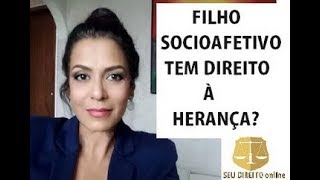 FILHO SOCIOAFETIVO TEM DIREITO À HERANÇA [upl. by Napoleon]