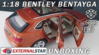 Bentley Bentayga 2017 orange 118 Kyosho  Unboxing amp Review [upl. by Encratis]