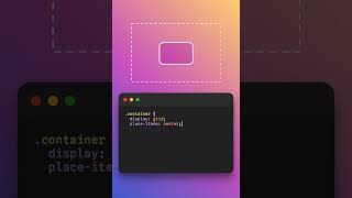 How to center a div in css shorts uidesign html htmlcss css cssflexbox cssgrid [upl. by Dewar]