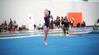 2023 USAG State Meet Level 4 Floor Routine [upl. by Simaj]