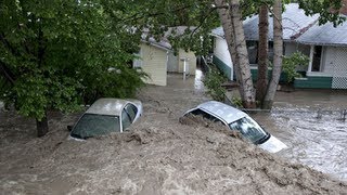 ALBERTA FLOODING  Canmore Bragg Creek High River Floods Calgary 2013 Flood News BY THE PUBLIC Video [upl. by Adiahs]