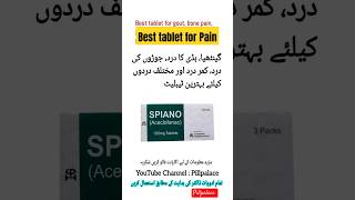 Aceclofenac 100mg  Spiano 100 mg tablet painkiller aceclofenac shorts medicine [upl. by Javler]