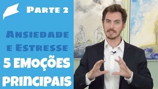 Ansiedade e Estresse parte 2 Nossas 5 Emoções principais Palestra Online [upl. by Feenah]